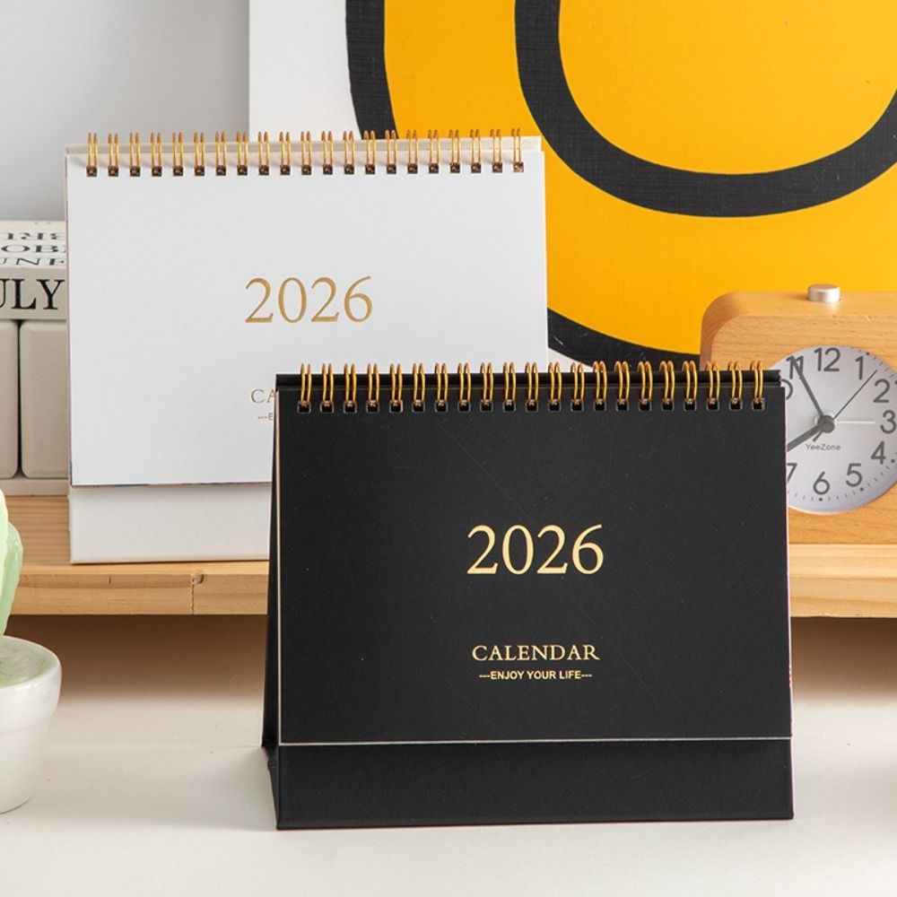 Small Size Daily Planning Supplies Mini Design Portable Calendar New Desk Calendar  Home Use