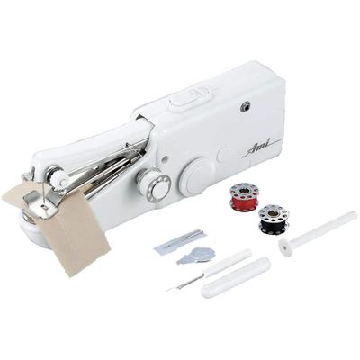 Endüstri Dikiş Makinesi Elektrikli El Dikiş Makinesi Küçük Pilli Beyaz Amiger SV-1655