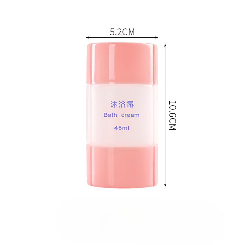 Butelka z dozownikiem podróżnym Kosmetyki 4 w 1 Zestaw podróżny przenośny Szampon Żel pod prysznic Makijaż Butelka do przechowywania