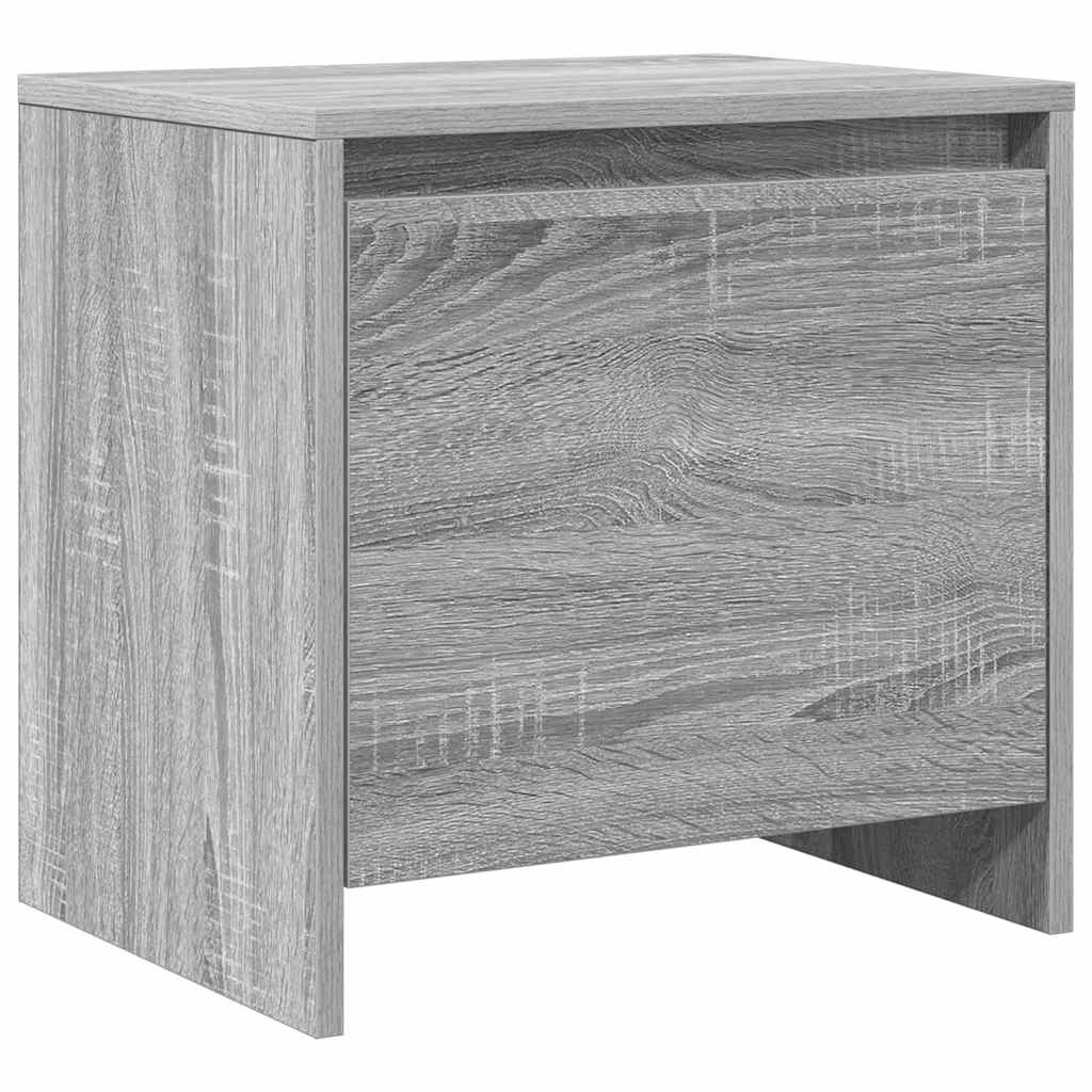 Nightstand Gray Sonoma 45x34x44.5 cm Particleboard