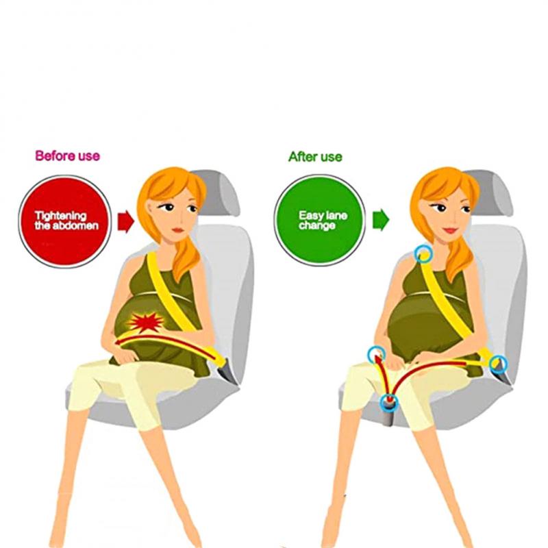 

Регулировка ремня безопасности для беременных женщин, комфорт и безопасность для беременных женщин, ремень безопасности для женщин во время вождения, ремень безопасности для беременных чёрный