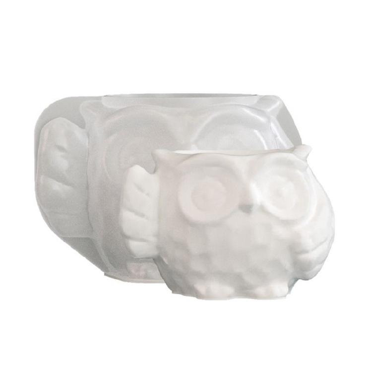Silikon Uggla Form För Smidig Släpp Harts Konstprojekt Och Dekorativ Förvaringsburk Suckulent Planteringsform