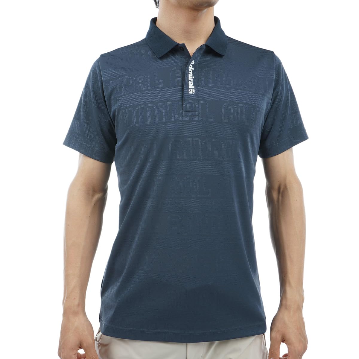 

Поло-рубашка жаккардовая с логотипом Admiral Golf