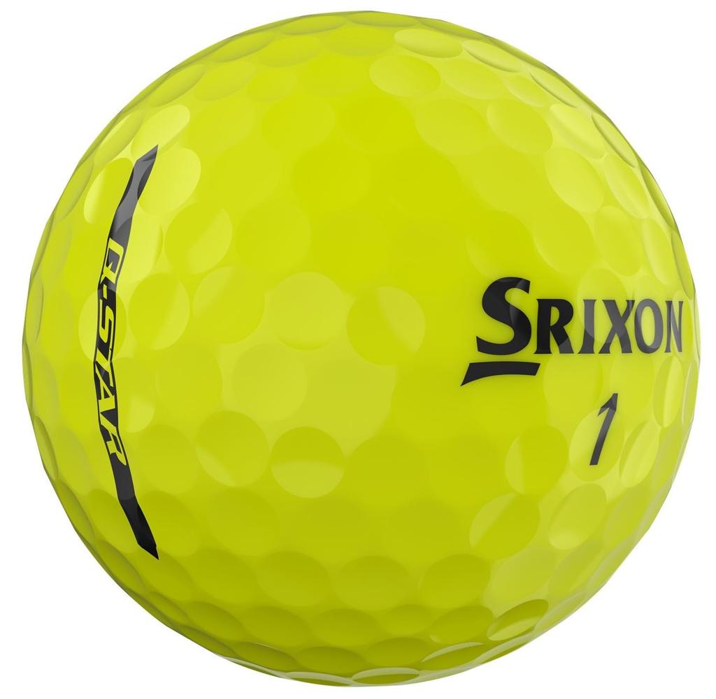Srixon Unisex Adult Yellow Golf 12 US Balls, Yellow,