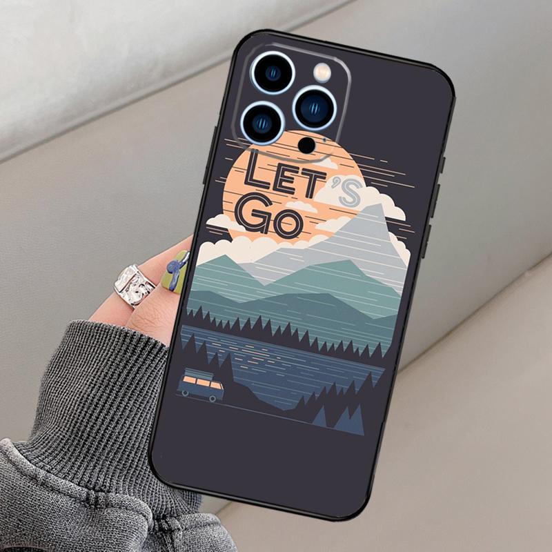 World Map Travel Phone Case For iPhone 16 15 14 12 11 13 17 Pro Max mini 15 16 Plus 16e 17 Air Funda Cover