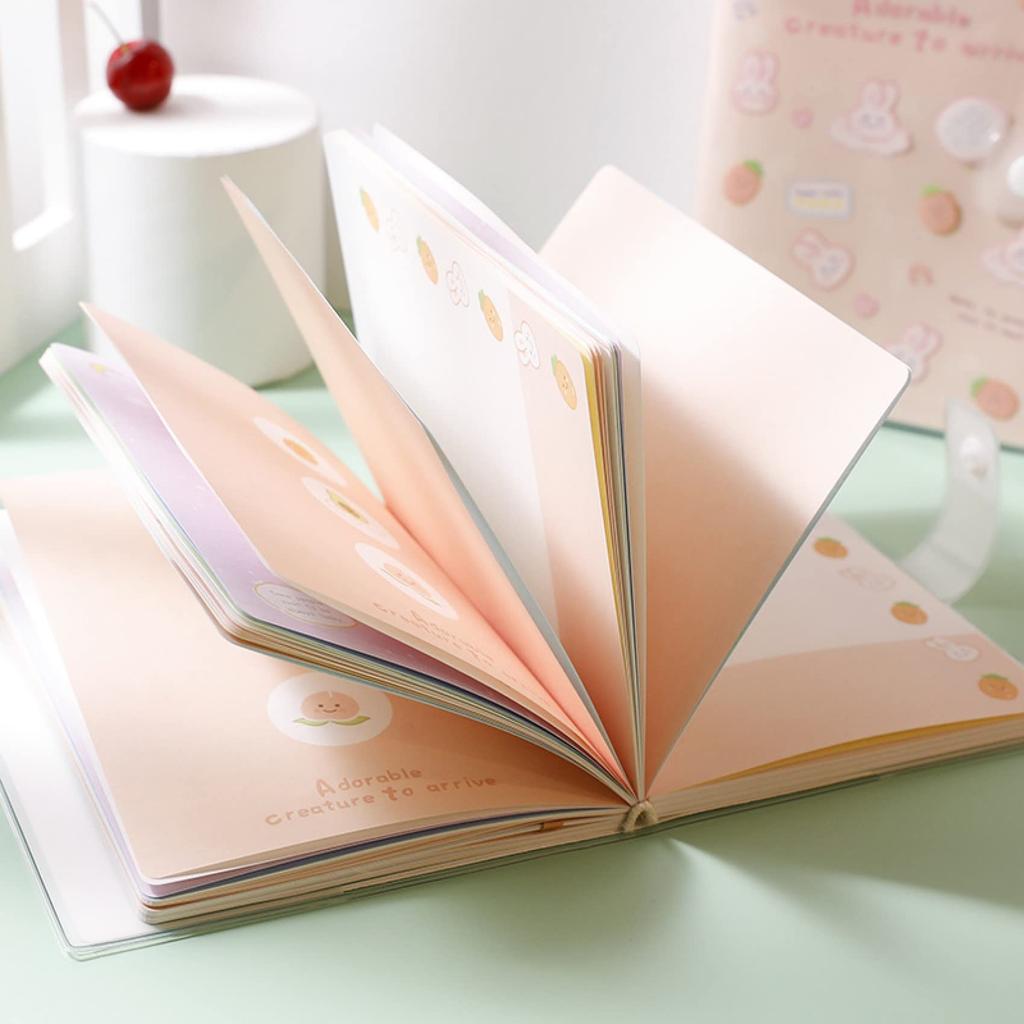 Cute Snap Button EVA 36k A6 Cute Student Dinosaur Writing Back to School Present and Cover, Gold, Notebook, Buckle, Planner, Notebook, Cat, Dragon,