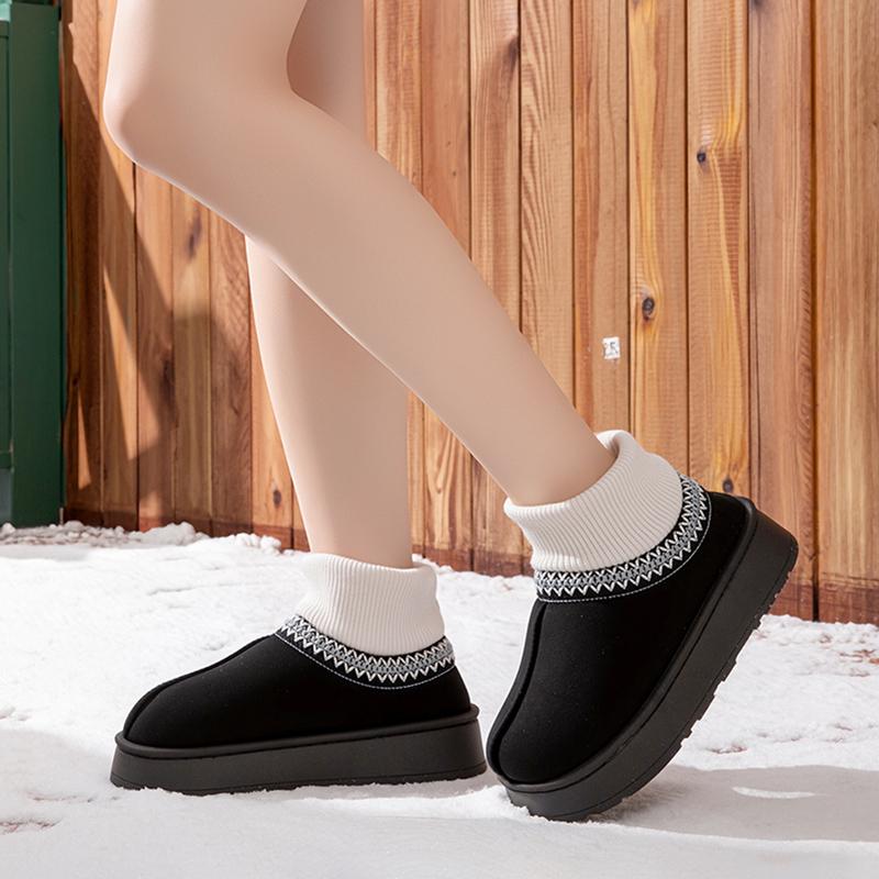 Winter Plush Ankle Boots Female Casual Women's Slippers Home Fluffy Luxury Designer Woman Shoes Indoor Fuzzy Fur Snow Booties