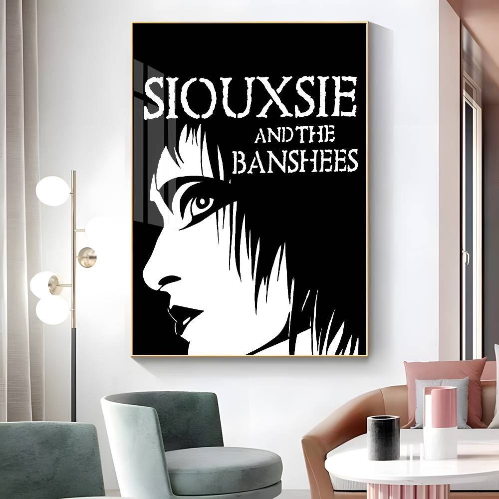 1 st S-Siouxsie And The B-Banshees Poster Sticker Print Waterdichte Muurkunst Voor Woonkamer Slaapkamer Huisdecoratie (as the picture,21x30cm No Frame)