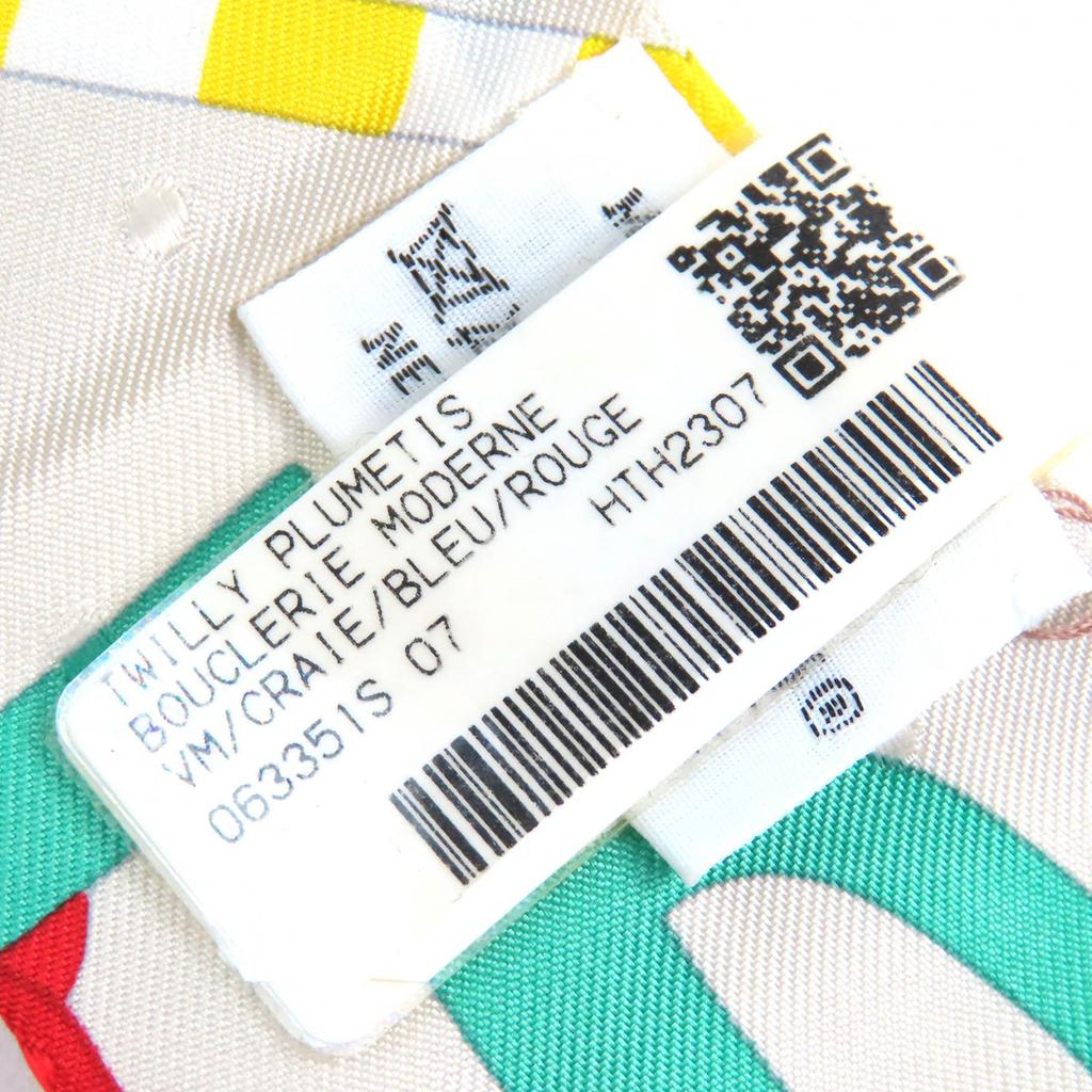 Pristine HERMES scarf BOVCLERIE MODERNE Modern buckle silk Women Used