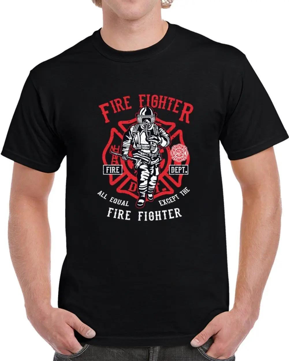 

Vintage Fire Fighter Fire Dept badge Fireman Gift T-Shirt 100% Cotton O-Neck Summer Short Sleeve Casual Mens T-shirt Size S-3... 5XL різнокольоровий