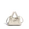 Top Layer Cowhide Leather Bag Female Niche Design Vegetable Basket Water Bucket Commuting Handbag Crossbody Manufacturer