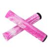 MTB Bicycle Grip 22.2mm TPE Rubber Handlebar Cover Soft Antislip Handle Grip with Lock Bar EndPink