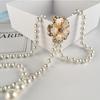 Mei Waist Chain Women's Belt Fashion Dress Decoration Rhinestone Beaded Flower Elegant Versatile