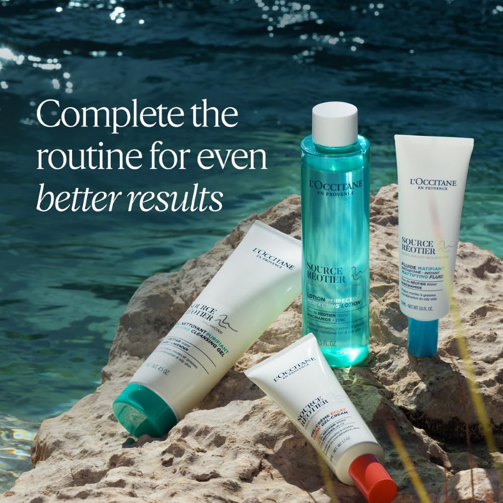 AQUA LEOTIER Matte Gel Emulsion 50mL Emulsion Gel Refreshing Summer Matte L'OCCITANE