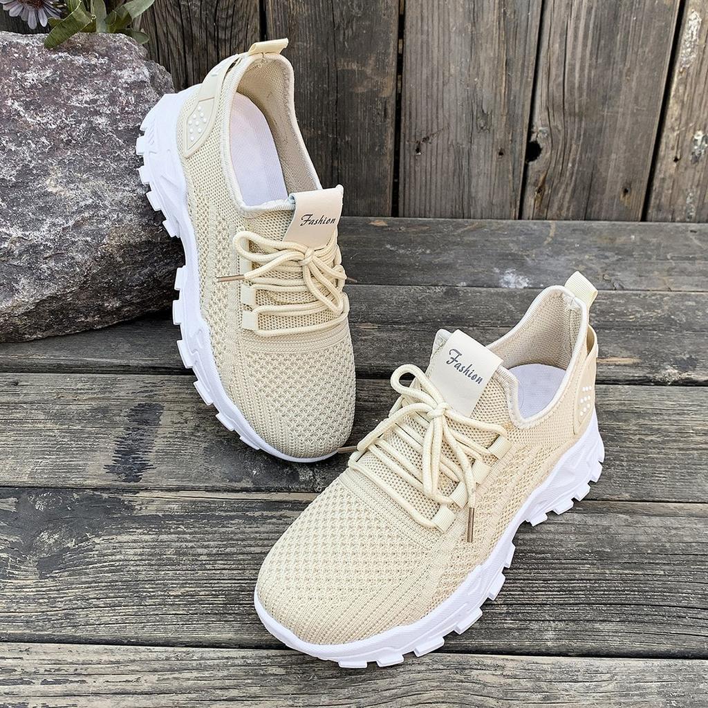 Shoes Women's Super Soft Fashion New Foreign Trade Running Shoes Mesh Breathable Retro Platform Forrest Gump Shoes Korean Version Sports Shoes