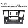 Radio Installation Trim 9 Inch Car Dash Fascia Frame for GAZ GAZELLE BUSINESS 2010+, Custom Fit Bezel Stereo Adapter Android Head Unit Retrofit, Black