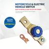 12V Battery Disconnect Knob Switches Metal Construction Battery Isolator Switches For Motorcycles And Marine Use