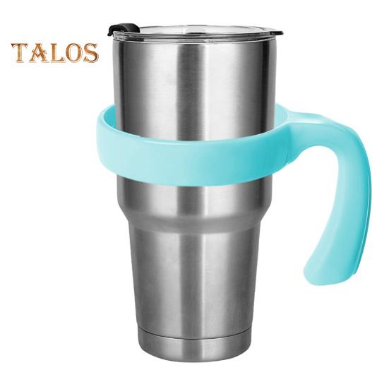 2 Pcs Tumbler Handle Attachment Ergonomic Grip Anti Slip Car Cup Holders BPA Free Travel Mug Handles for 20/32oz Tumbler Cup Accessories