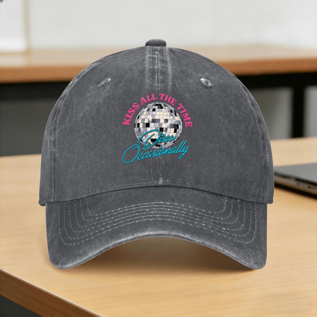 Harry Style Küss Mich Die Ganze Zeit Disco Gelegentlich Discokugel Baseballkappe Cool Unisex Truckerhut Design Laufen Hippie Baseballkappe