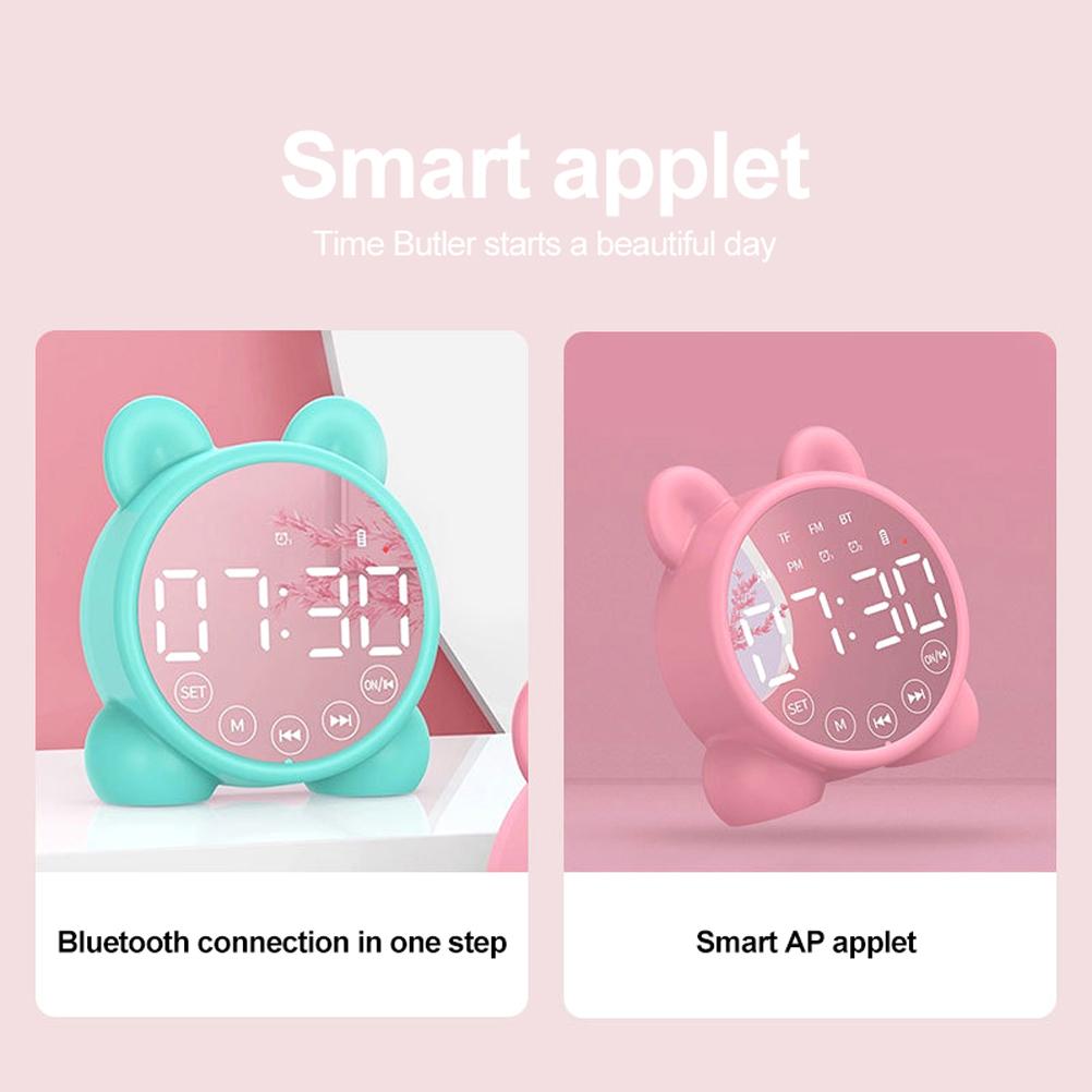 Portable Bluetooth Speaker Fresh Blue Compact Wireless Audio Box