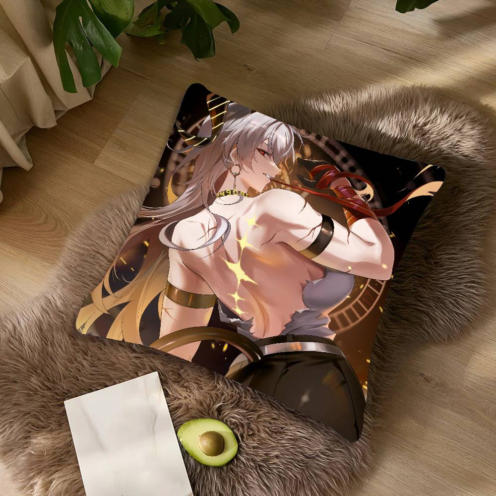 Pretty Hot Girl Zani Wuthering Waves Pillow Case Cushion Cover Throw Pillow Covers For Couch Camping Pillow Cover Decorations