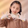 Windproof Cartoon Rabbit Gloves High Elasticity Kids Hand Warmers Cute Knitted Gloves  For Kids