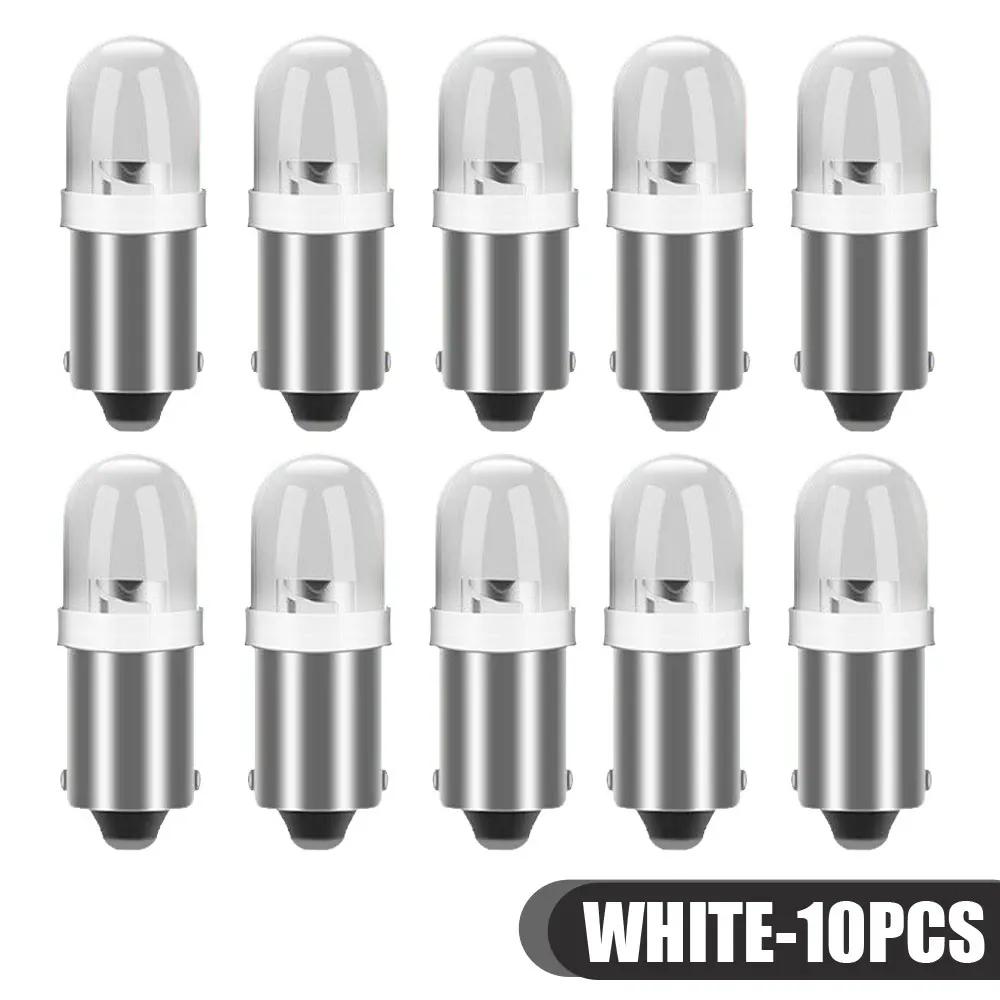 10Pcs Universal BA9S Protruding Automotive LED Car Interior Instrument Dash Panel Circular Light Bulbs Car Accessories Car Light