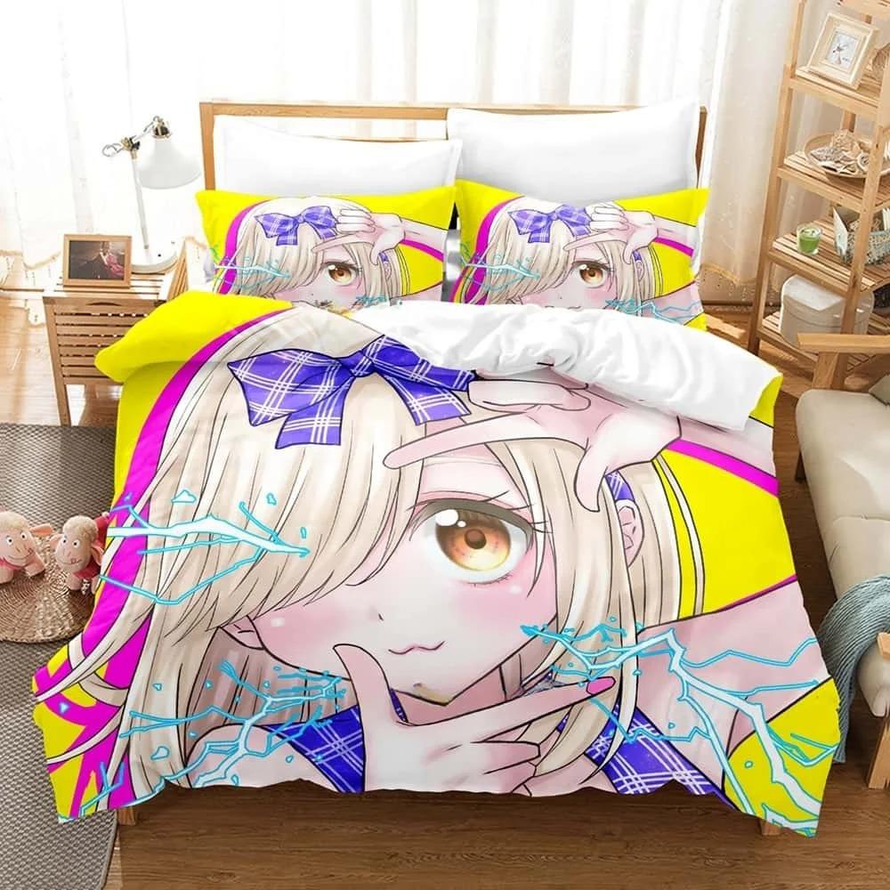 New Anime A Couple Of Cuckoos Bedding Set Single Twin Full Queen King Size Bed Set Adult Bedroom Duvet Cover Sets Home Textiles