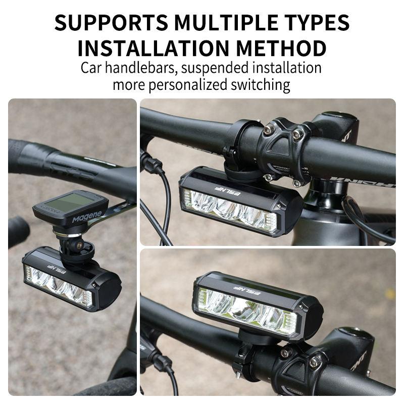 ESLNF 1750LM Bicycle Front Light Waterproof Flashlight USB Charging MTB Road Cycling Lamp LED Bicycle Light