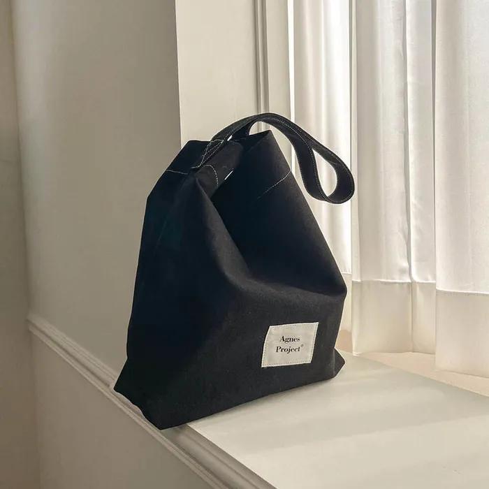 [Agnes Project] Peanut Shoulder Bag_Black