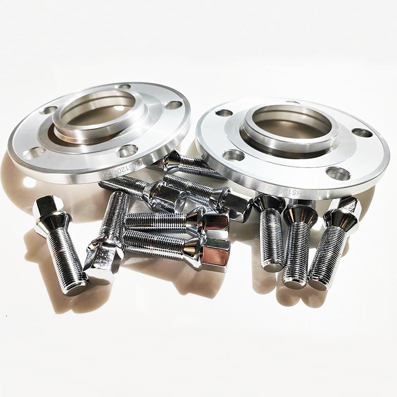 2PCS 10mm/12mm 6061-T6 Hub Centeric For BMW F-Body M1 M3 M6 E36 E38 E60 5x120 C.B 72.6 Wheel Spacer Kit 14x1.25 Bolts Included