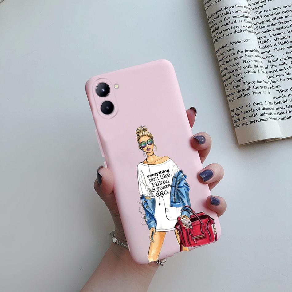 For Realme C33 4G Case Super Mom Baby Fashion Girls Soft Silicone Phone Case For Realme C33 2022 RMX3624 Back Cover Bumper Etui