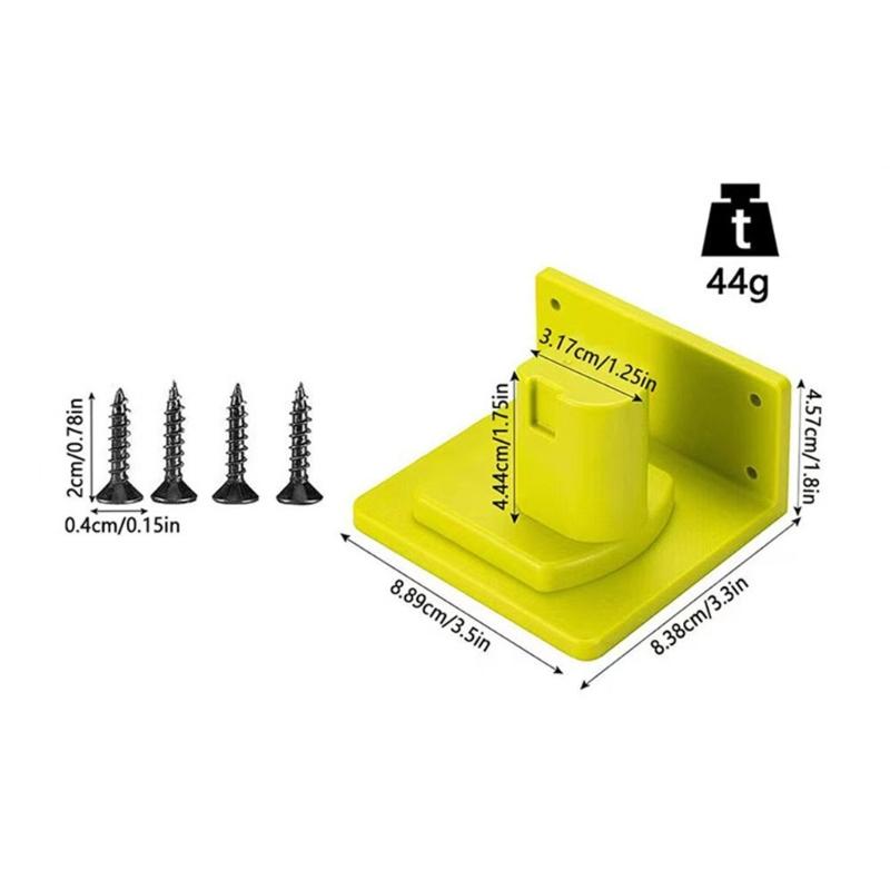 Tool Mount Holder Plastic Wall Mount Electric Tool Compatible Heavy Duty Battery Dock Holder Hanger for 18V Battery