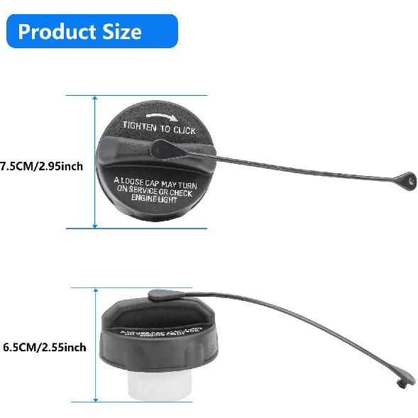 Gas Cap Replacement 52030377AB For Jeep Patriot Liberty Wrangler Grand Cherokee, Chrysler 200 300 Town and Country Gas Cap Dodge Grand Caravan