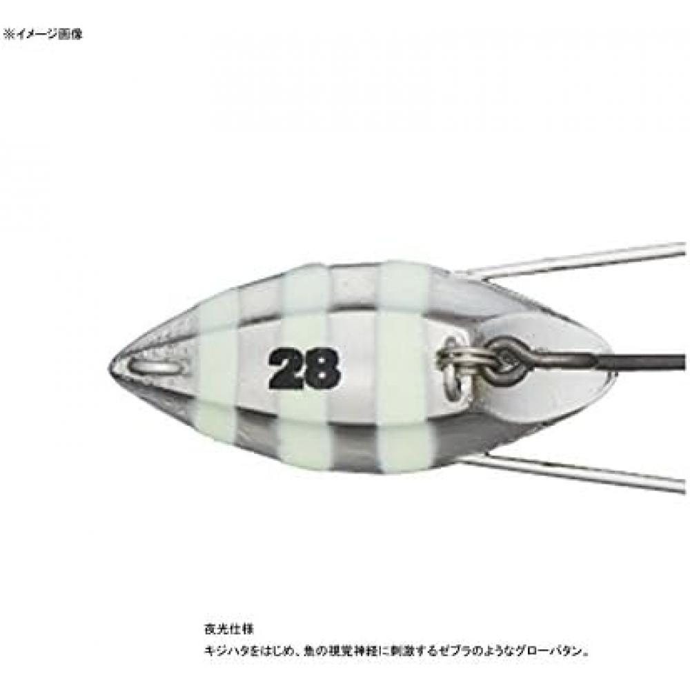 Daiwa Hrf Kj Head Double Spin Ss 14g Silver Zebra Glow