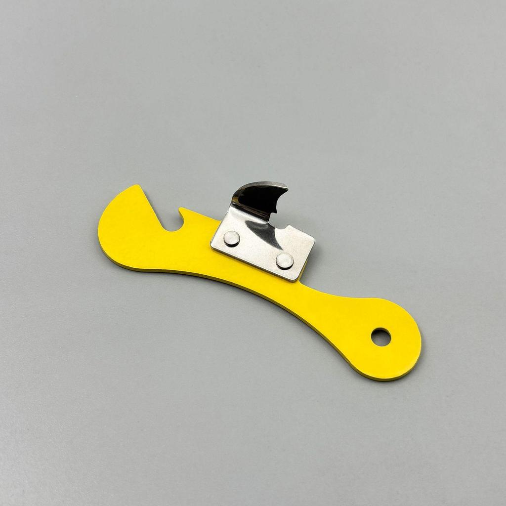 Compact Multifunctional Stainless Steel Can and Bottle Opener