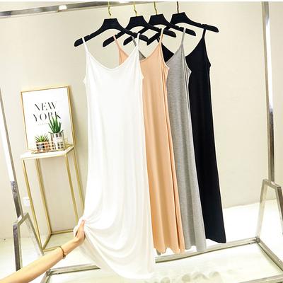 Elegant Suspender Maxi Dress Women's Sexy 2026 Summer Sling Beach Dresses Female Backless 0-neck Vacation Dresses