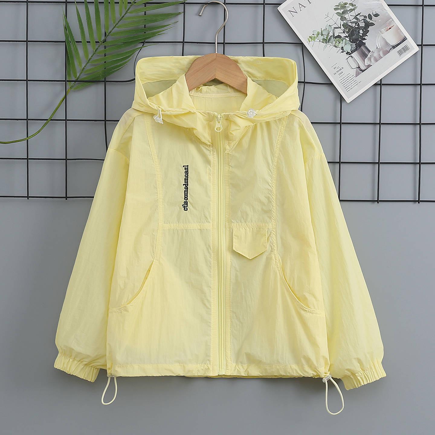 Girls  Lightweight Summer UV Protection Top - New 2026 Children s Fashion Sports Shirt 140