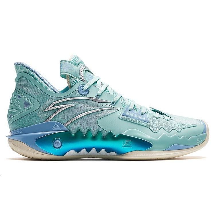 Anta Shock Wave 5 Decomposition Men Sneakers Blue Cyan 112331106-3