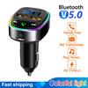 Transmetteur FM mains libres pour voiture, kit Bluetooth pour voiture, modulateur MP3, lecteur, carte TF, récepteur USB AUX 3,1 A, double USB TYPE-C, chargeur rapide