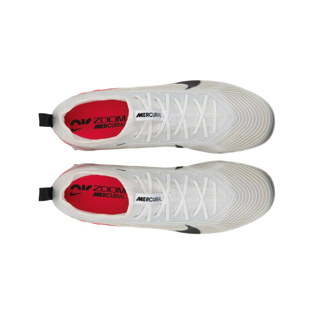 Nike Zapatillas Zoom Mercurial Vapor 15 Pro TF Ready Pack para hombre, color blanco brillante y negro carmesí DJ5605-600