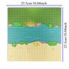 1pc 32x32 Traditional Blocks Parts Base Plate Construction Bricks Jungle Forest Ocean Base Board Accessories Christmas Gift Idea Playthings ideal for