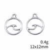 Mother's Day Charms For Bags Wave Water Drop Swirl Charms Pendant Audience Bag Pendant