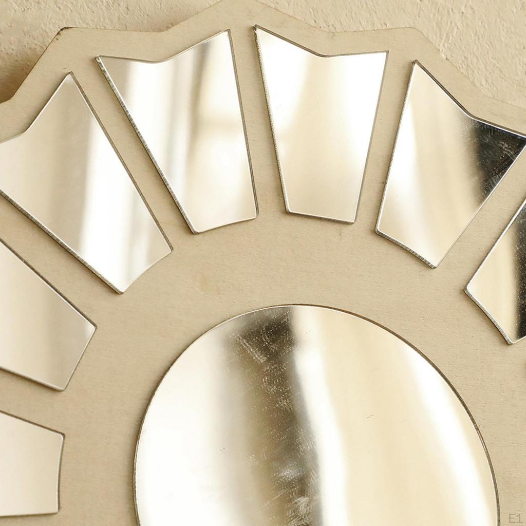 Nástěnné zrcadlo Akcent Dekorativní Boho Styl Umělecké Řemeslné Dekorace na Balkon Ložnice