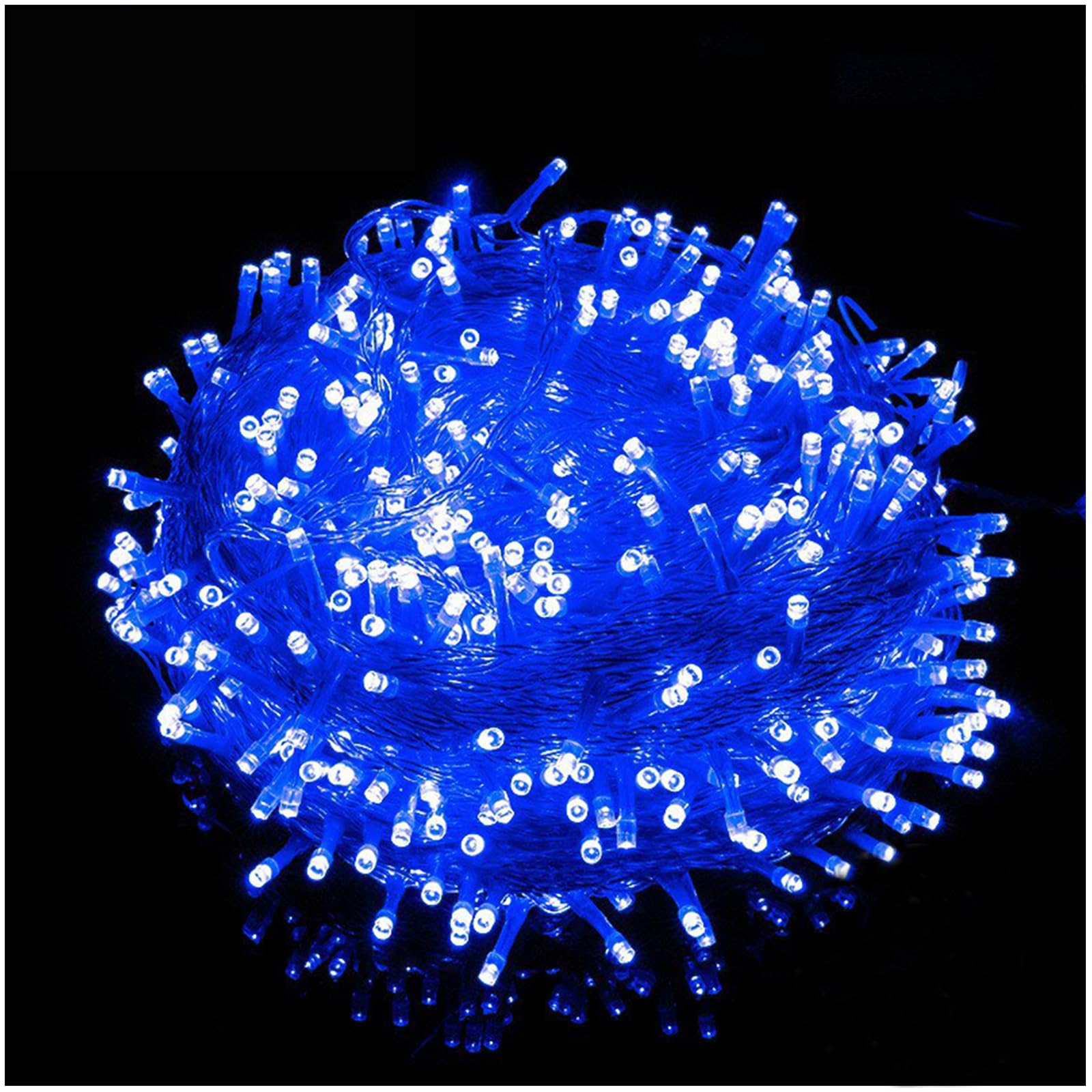 

AKISOT Рождественские светодиодные гирлянды для улицы 33м 50м 100м 100м Светодиодная нить 8 режимов памяти Интерьер Рождественская декоративная проволочная светодиодная гирлянда синий