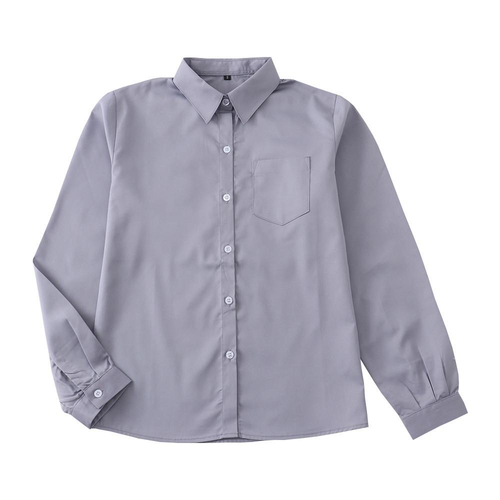 Girl School Uniform Shirt With Pure Cotton And Polyester Blend For Casual Wear