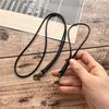 Lanière de cou en cuir véritable Cordon à clés Corde Lanière de poignet faite à la main Porte-clés en cuir de vache Lanière simple pour téléphone portable Lanière porte-clés anti-perte