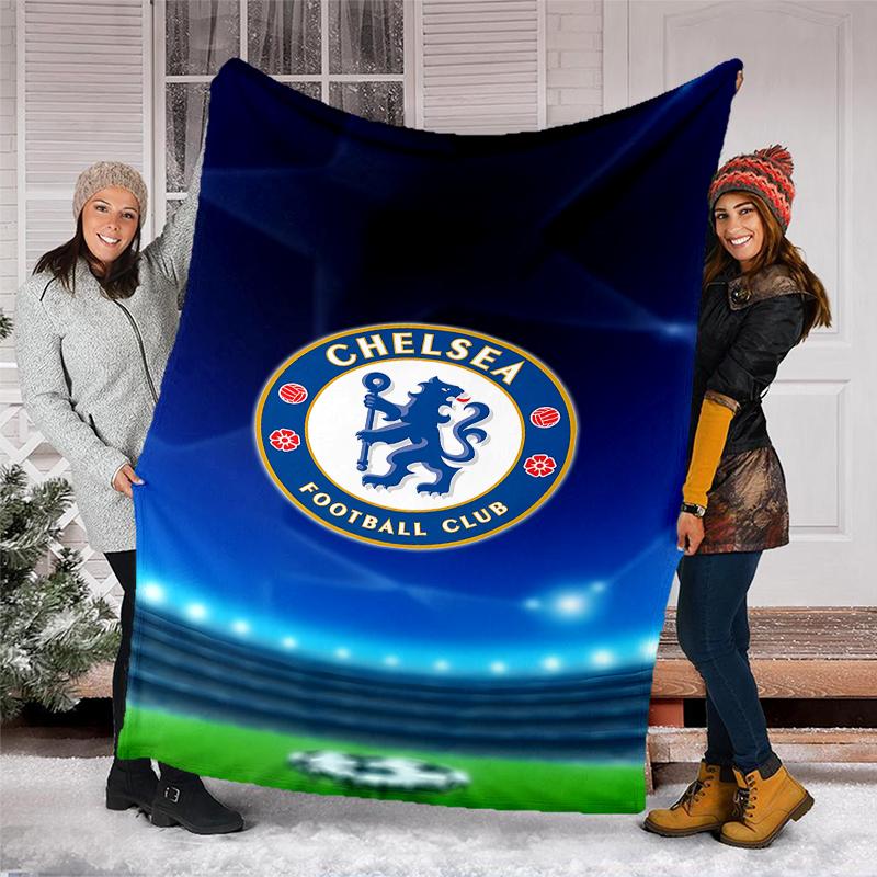 Chelsea FC Logo Printed Throw Blanket—soft,warm;versatile Blanket for All Seasons—perfect As &air-conditioning Throw,nap Blanket