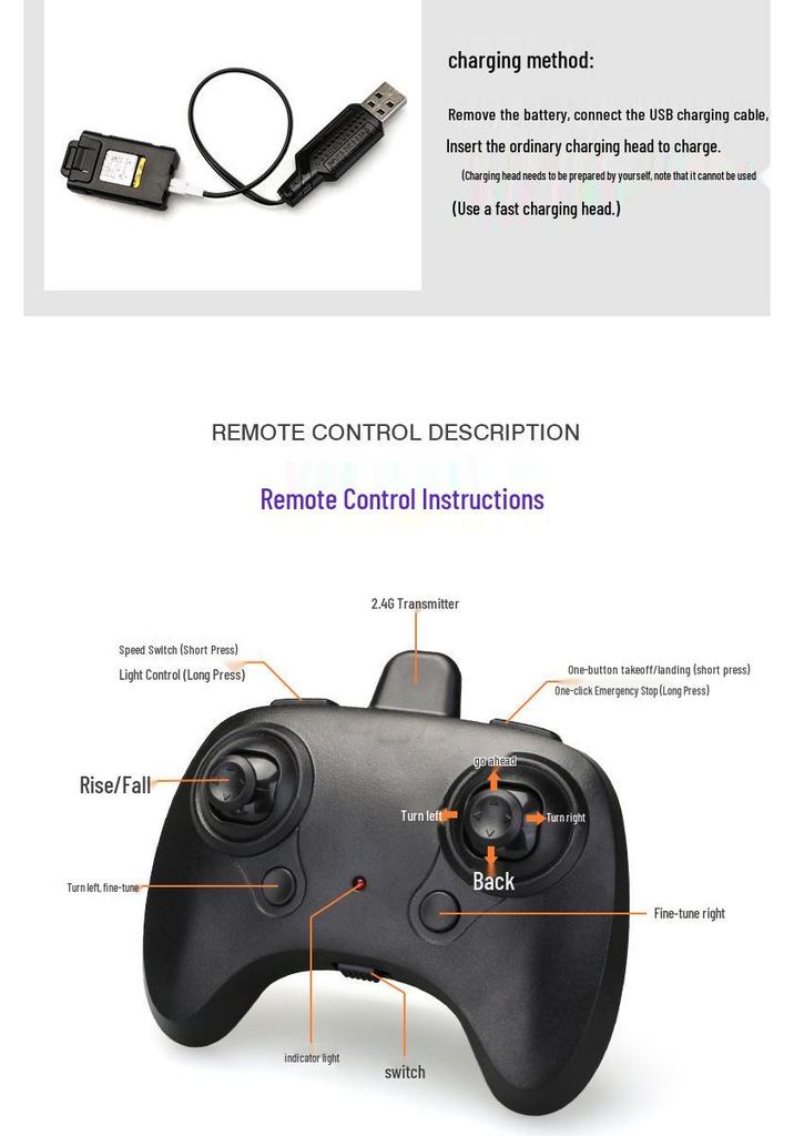 Yade Rechargeable Kids' RC Airplane Helicopter Toy - F6A Model Fighter Aircraft