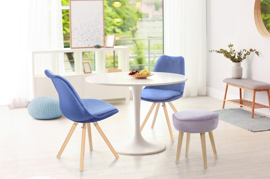 ROUND WHITE TABLE Skinny for the Dining Room MODERN